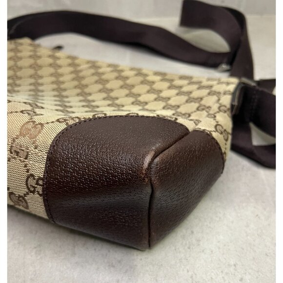 Vintage GUCCI GG Fabric Shoulder Cross Body Bag - Picture 9 of 14